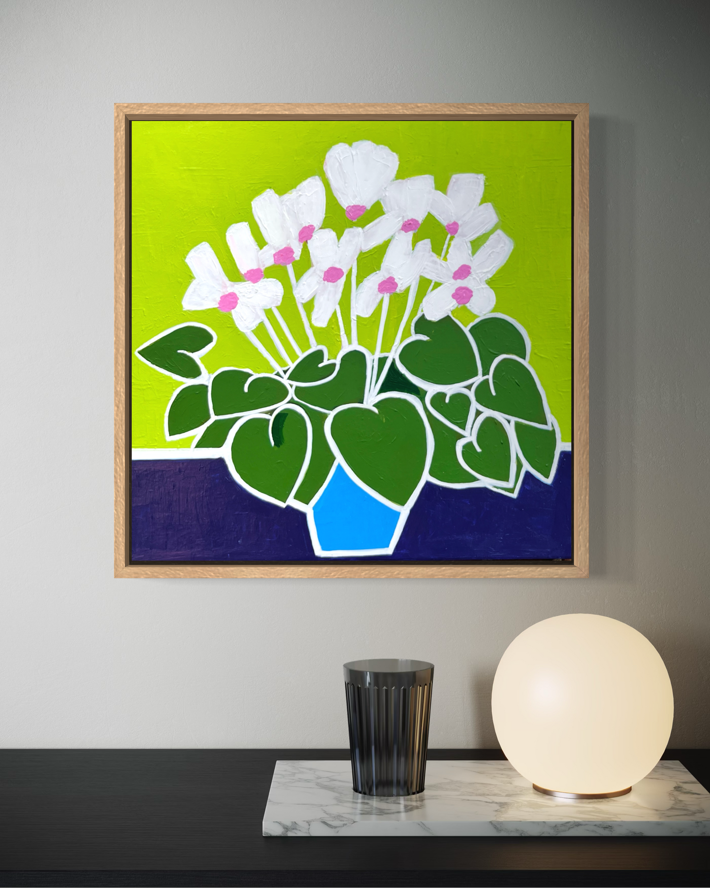 Cyclamen (Cyclamen Original Painting)