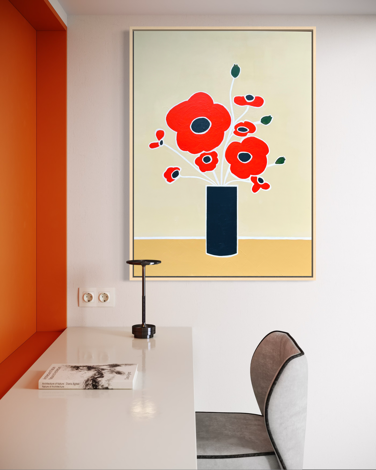 Poppies (Poppies in a Vase- Original Painting)