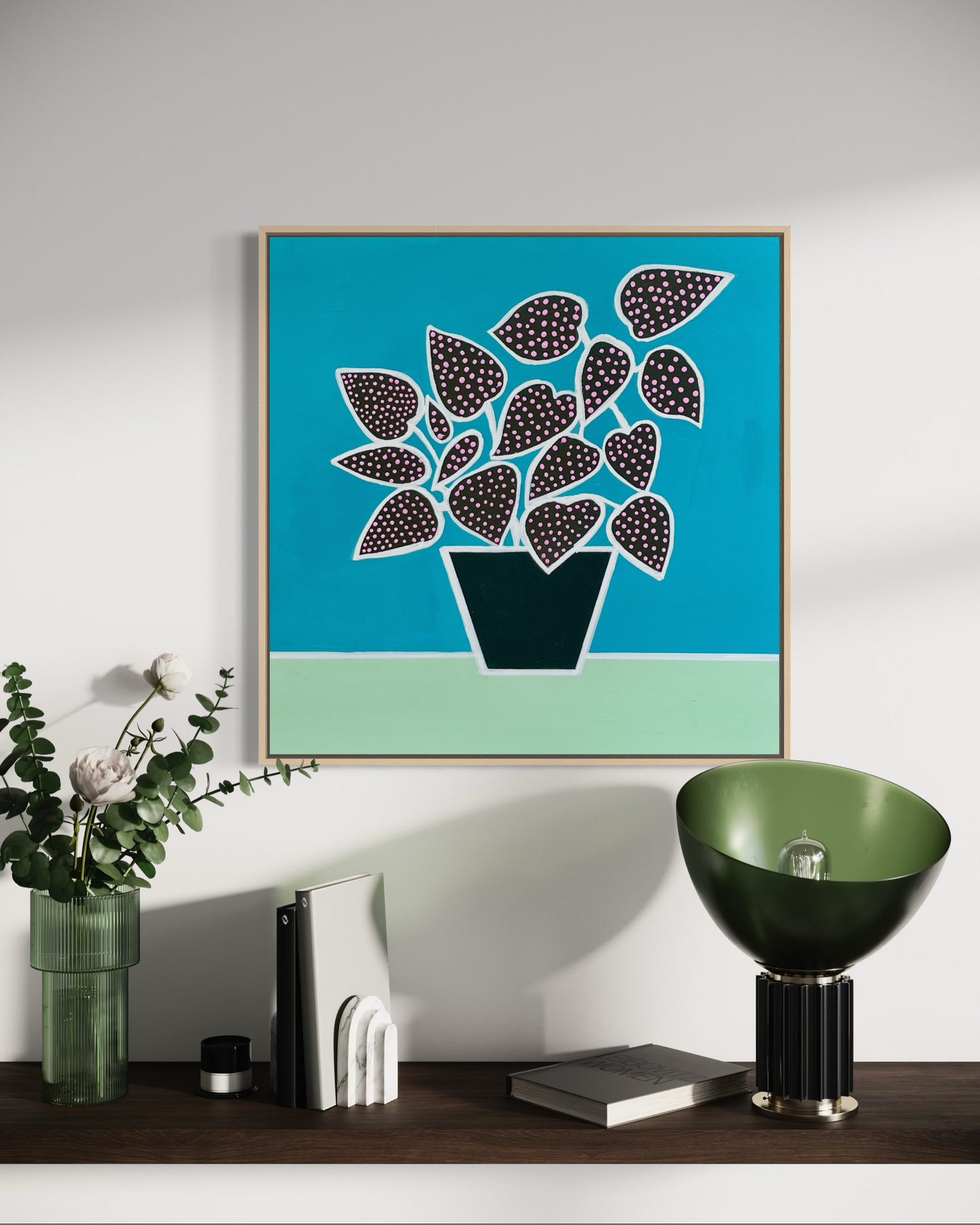 Polka-Dot Plant (Polka-Dot Plant Original Painting)