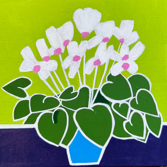 Cyclamen (Cyclamen Original Painting)