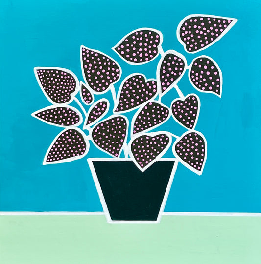 Polka-Dot Plant (Polka-Dot Plant Original Painting)